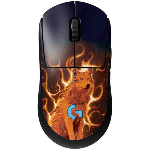 Phoenix Wolf by Vincent Hie G Pro Wireless Gaming Mouse Skin